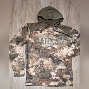 New Cabela's Camo Hoodie Mens Size Small